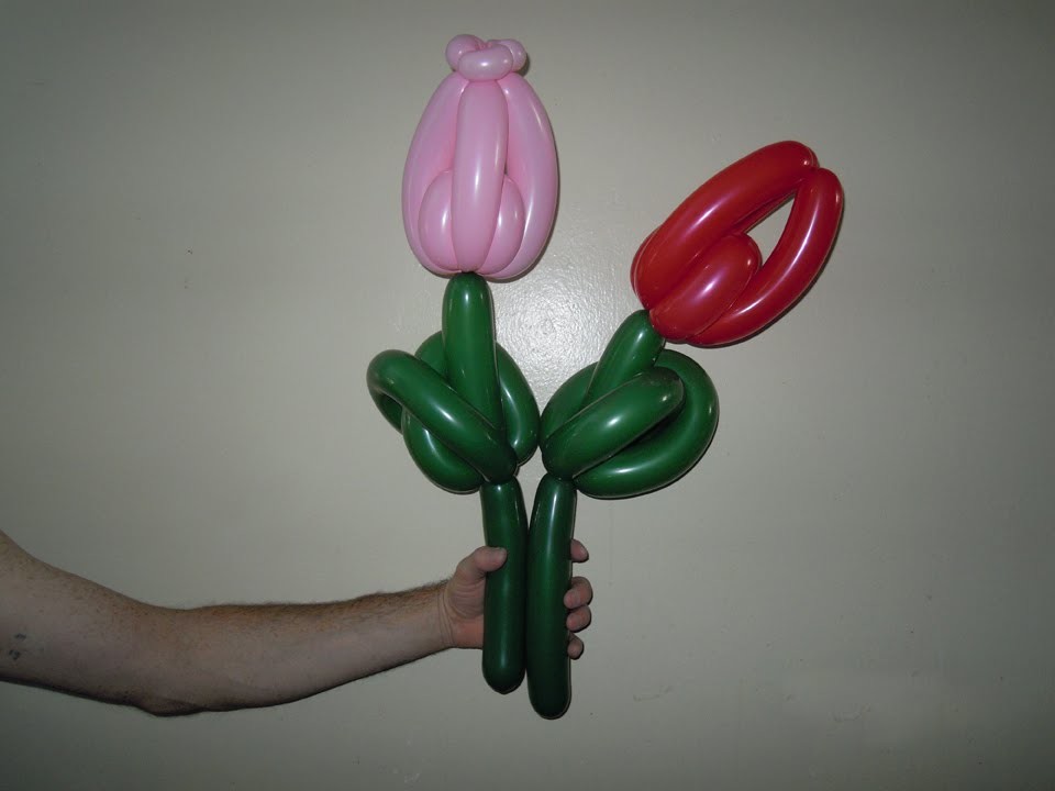 how-to-make-a-balloon-flower-youtube