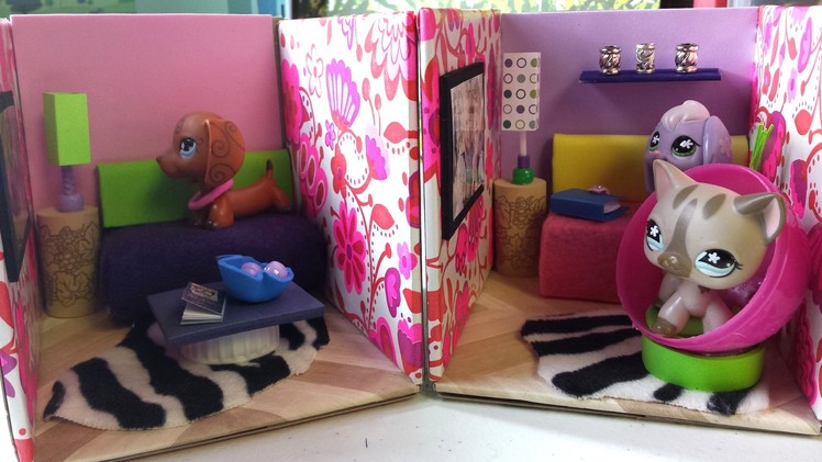 How to Make Cute LPS Living Rooms: Dollhouse DIY