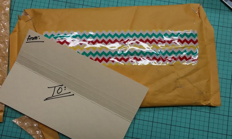 How to Reshape & Reuse Padded Envelopes for Pocket Letters