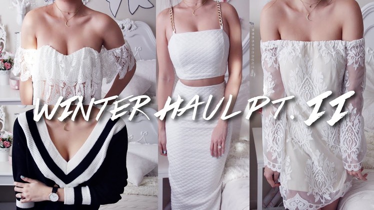 HUGE (Warm) WINTER TRY-ON HAUL PART 2 | Perfect Holiday Outfits, Warm Knits & more!