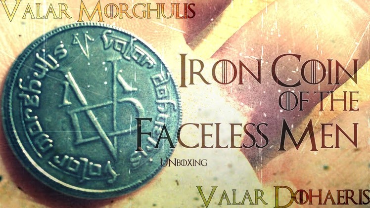 Iron Coin of the Faceless Men. [Game of Thrones]