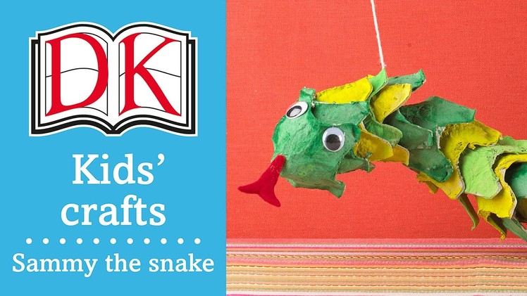 Kids' Craft: Sammy the Egg Carton Snake