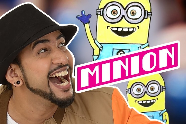 Mad Stuff with Rob – How to draw a Minion | DIY Drawing for children
