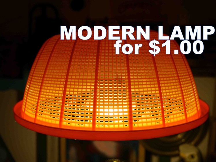 Make this Mid-Century Modern Hanging Lamp.Light for $1.00