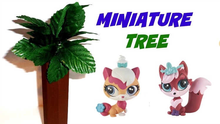 Miniature Doll Tree Tutorial - Dollhouse DIY