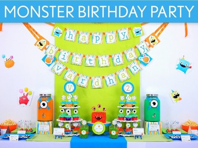 Monster Birthday Party Ideas. Monster - B5