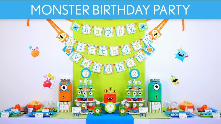 Monster Birthday Party Ideas. Monster - B5