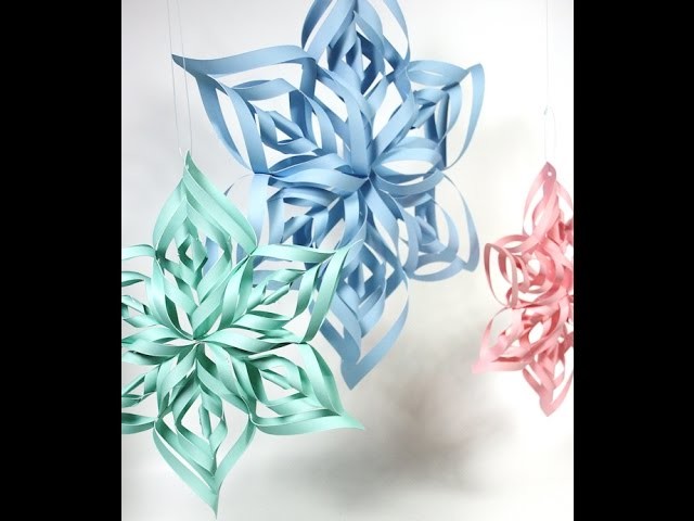 Paper craft art - Kirigami tutorial (snowflakes, rose, heart. )