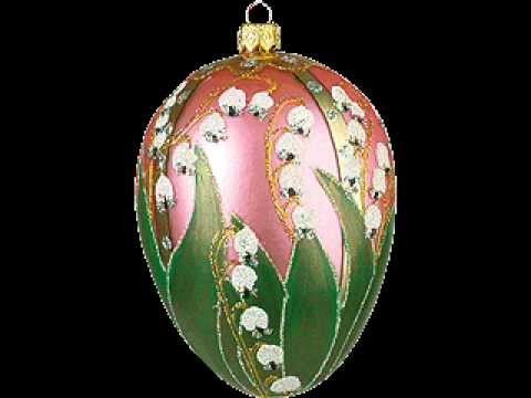 Polish Christmas Ornaments - Faberge Egg Style Polish Christmas Ornaments