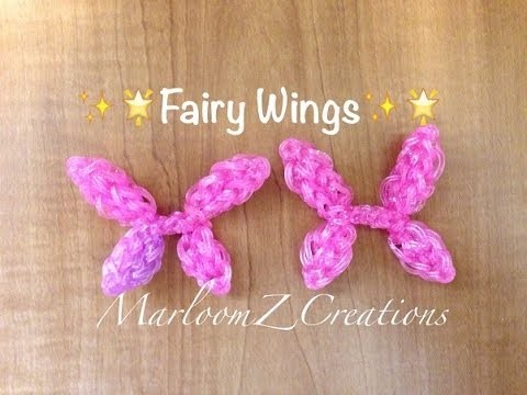 Rainbow Loom Fairy Wings: Charms Princess