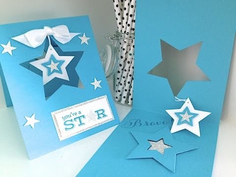 Simply Simple Now or WOW - You're a Star Glimmer Card by Connie Stewart
