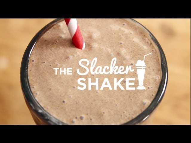 The Slacker Shake -  a.k.a Best Milkshake Recipe EVER.