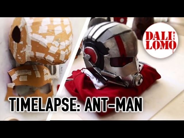 Timelapse - Making Ant-Man Costume Helmet in 6 minutes