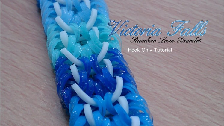 Victoria Falls Rainbow Loom Bracelet - Hook only
