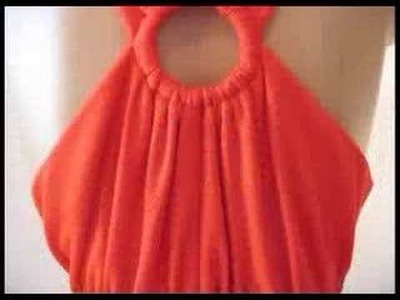 Vintage 1960s Red Formal Satin Matte Halter Gown