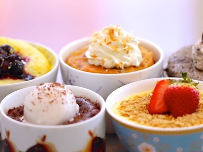 1 Minute Mug Cakes Made in the Microwave (including Vegan, Egg-Free & Gluten-Free Recipes)
