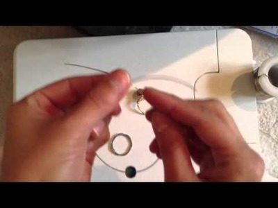 Attaching a Bead to a Ring Tutorial Guitar String Ring