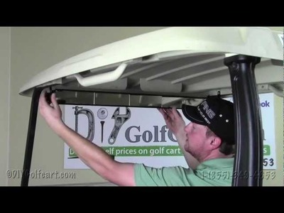 Club Car Precedent 5 Panel Rear View Mirror | How to Install | Installing on a Golf Cart
