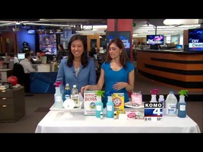 DIY Cleaning Products with KOMO-TV DIY Diva Malia Karlinsky