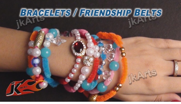 DIY Friendship band from Fizzy Sticks |  How to Make | JK Arts 319