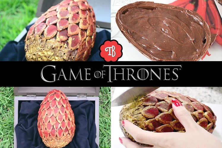 DIY :: Ovo de Dragão DE CHOCOLATE - Game Of Thrones | Dragon Egg | Páscoa Geek | Easter