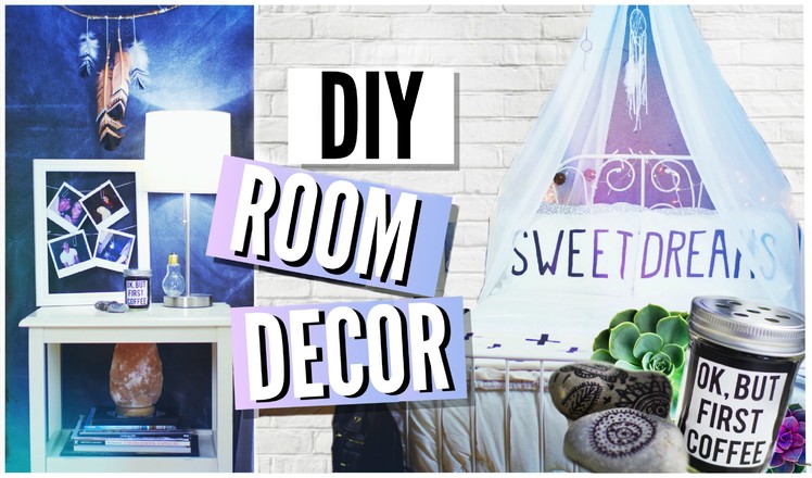 DIY ROOM DECOR  | Tumblr Room Makeover! 2015