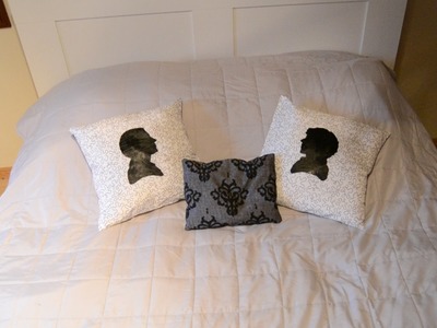 DIY Sherlock pillows