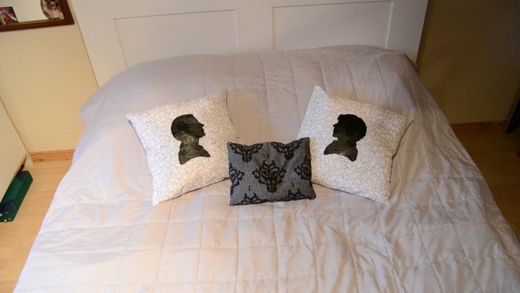 DIY Sherlock pillows