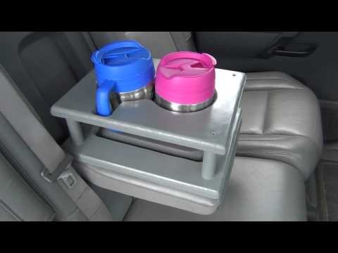 DIY: Vehicle rear seat cup holder extension.