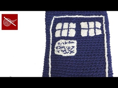 Dr Who Crochet Tardis Tablet Cover Tutorial