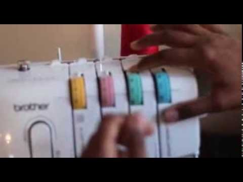 How I thread my Brother 1034D serger