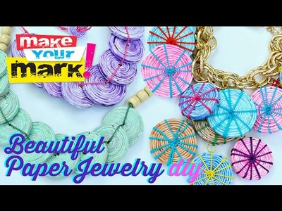 How to: Beautiful Recycled Paper Jewelry