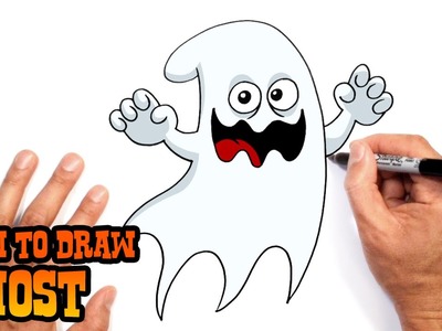 How to Draw a Halloween Ghost- DIY Halloween Decorations