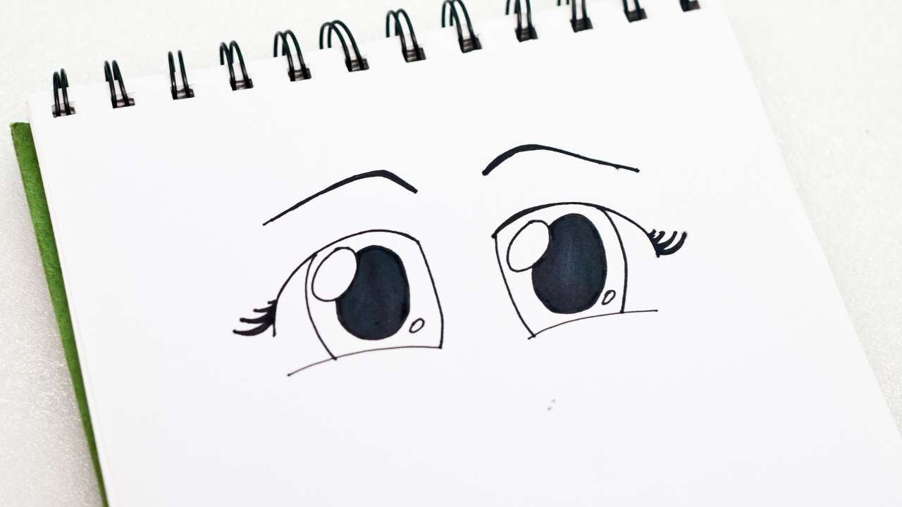 How To Easily Draw A Pair Of Cute Anime Chibi Eyes - DIY Crafts Tutorial - Guidecentral