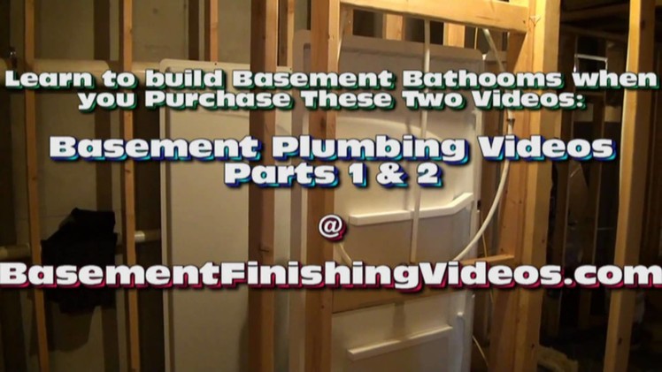 How to Frame and Plumb a Basement Bathroom