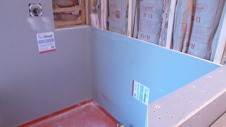 How to install shower surround tile backer board, durock or cement board -   PART "1"