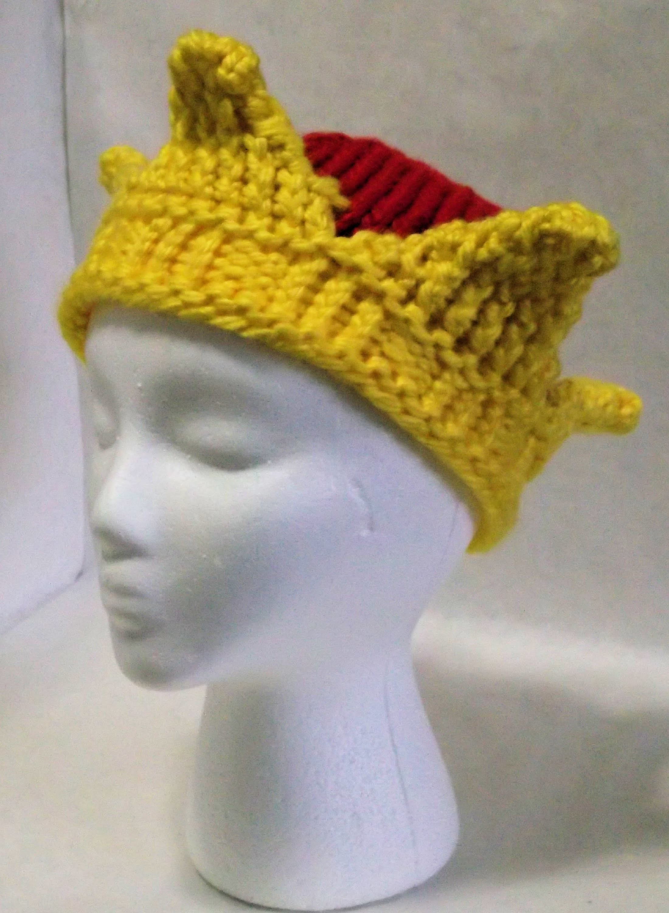 How to Loom Knit a Crown Hat
