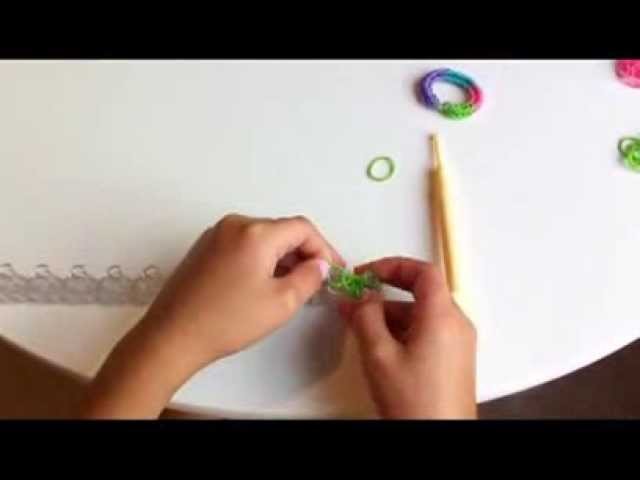How to make a fishtail rainbow loom bracelet for your american girl doll