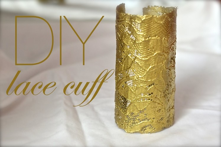 How to make a gold lace cuff! | Nik Scott