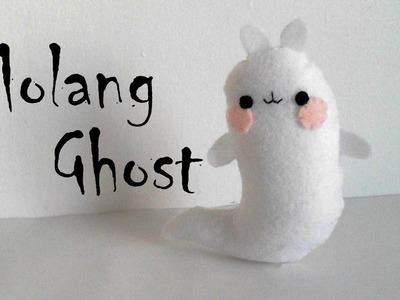 How to Make a Molang Ghost plushie tutorial