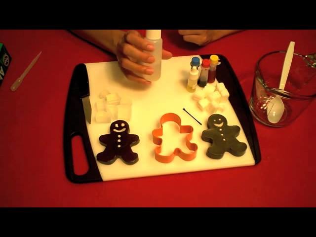 How to make Gingerbread Man Soap