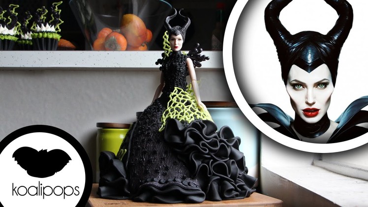 How to Make Maleficent Doll Cake