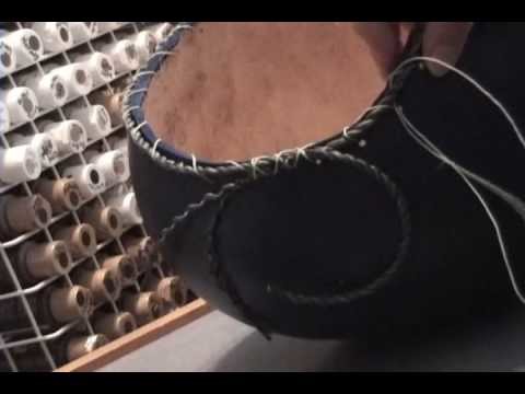 Knotless Netting on a Gourd Part 1