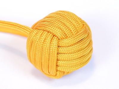 Make a 1" Monkey Fist With Survival Paracord - BoredParacord.com