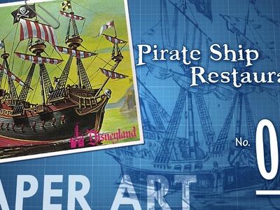 Paper Art: Pirate Ship Restaurant—No. 02