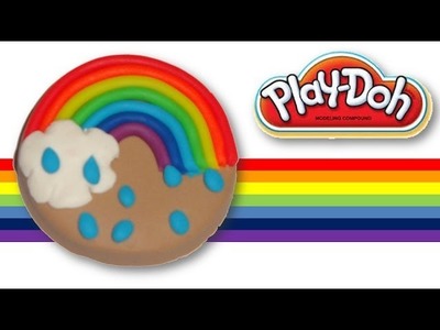 Play Doh Rainbow Cookie