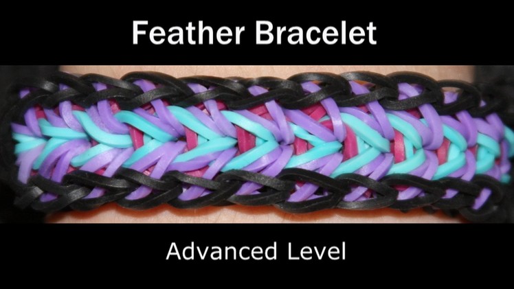 Rainbow Loom® Feather Bracelet