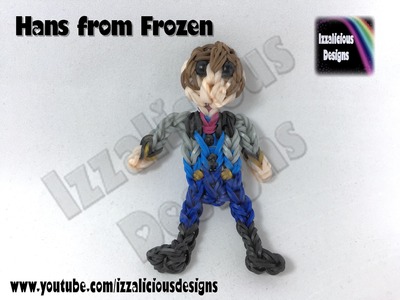 Rainbow Loom - Hans from Frozen Action Figure.Charm.Doll