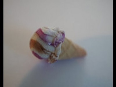 Raspberry Fudge Swirl Ice Cream Tutorial, Miniature Food Tutorial