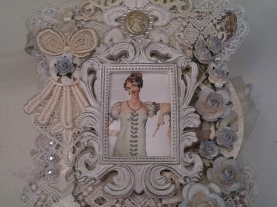 Shabby chic mini album for a special friend, Tresors de Luxe DT project nr 4